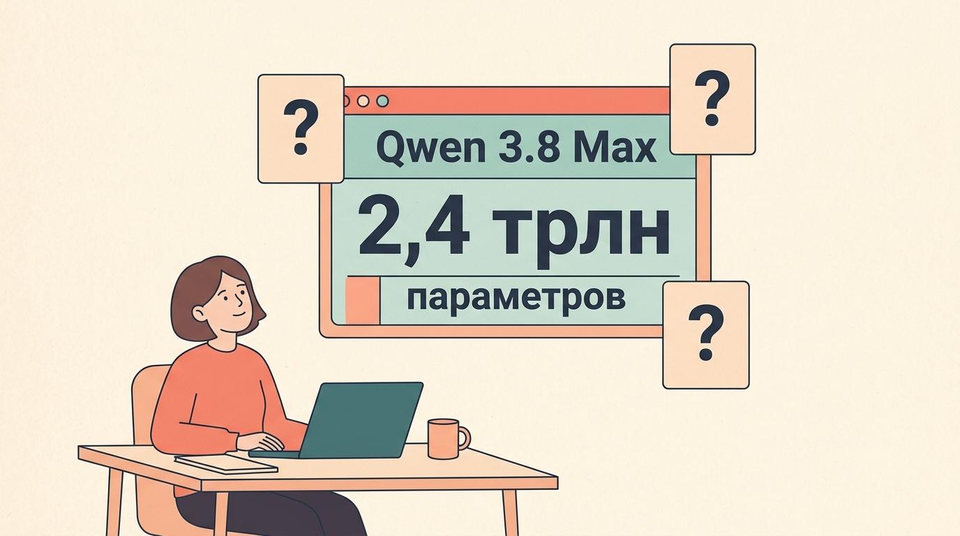 Qwen 3.8 Max — модель на 2,4 трлн параметров с множеством нераскрытых характеристик